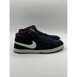 Nike SB Lunarlon Blue Suede Mid Top 510974-403 Size 11 Men's